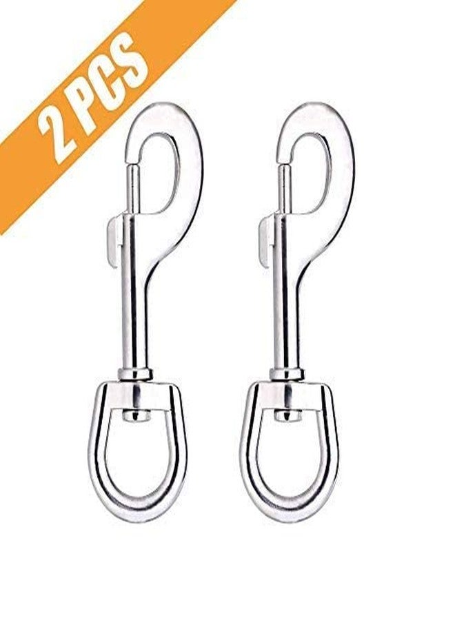 KittuPet Swivel Snap Hooks, Metal Heavy Duty Eye Clasp Multipurpose- Best for Spring Pet Buckle, Key Chain for Linking Dog Leash Collar, DIY Project (Pack of 2) - Image 2